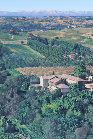 COSTIGLIOLE D'ASTI (AT) IN POSIZIONE COLLINARE - CASCINA TIPICA PIEMONTESE CON VISTA PANORAMICA , GIARDINO E TERRENO - AMPIA METRATURA, VOLENDO POSSIBILE BIFAMILIARE - Euro 198.000